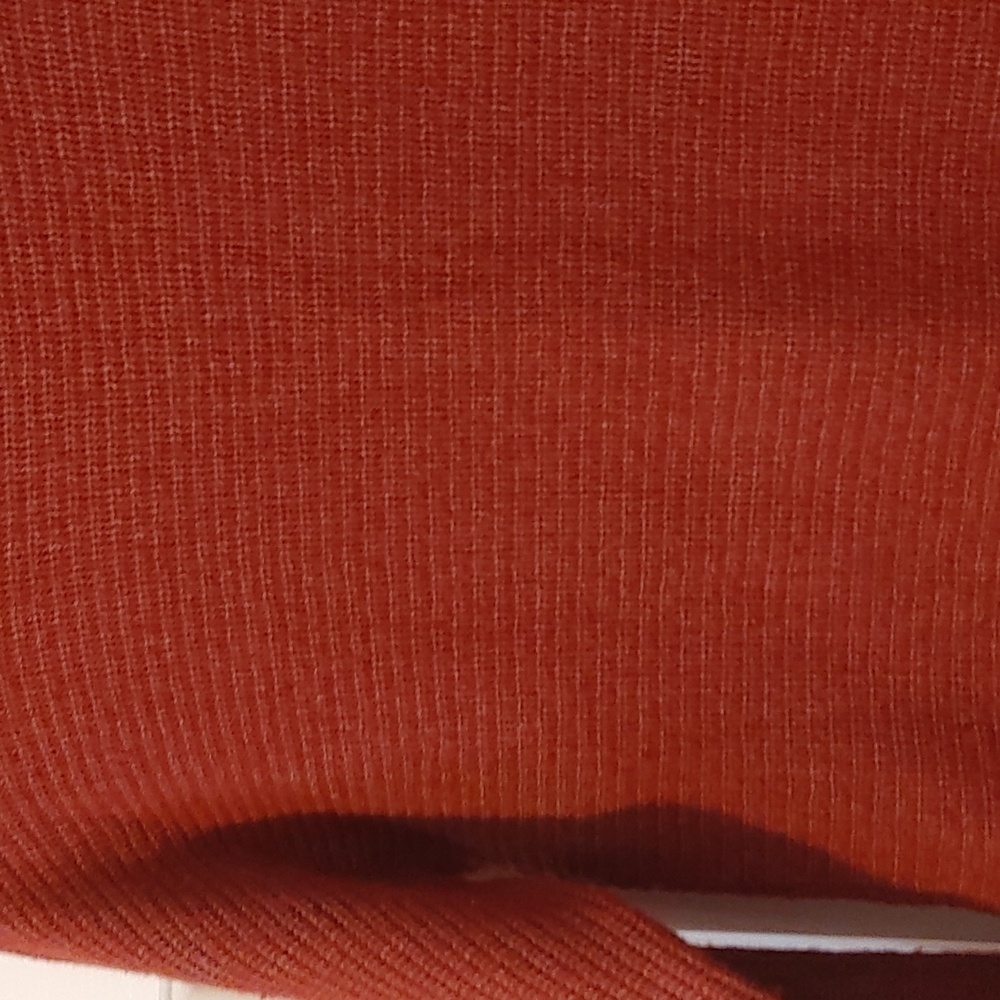 Merino Wool Cashmere Cowl Neck Sweater Women's Small Maroon Cottagecore - Picture 7 of 7